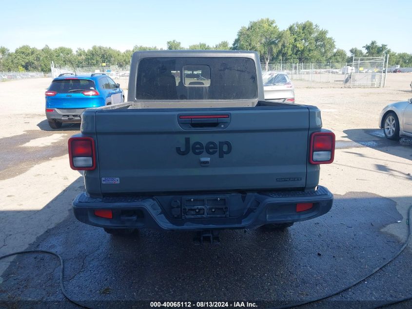 2020 Jeep Gladiator Sport S 4X4 VIN: 1C6HJTAG0LL137821 Lot: 40065112