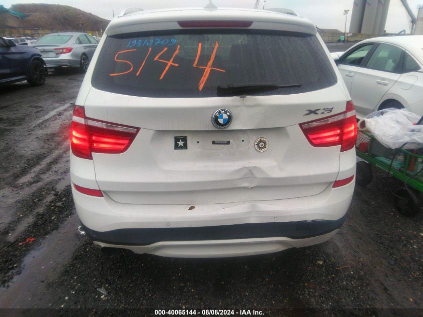 2016 BMW X3 XDRIVE28I - 5UXWX9C52G0D85218