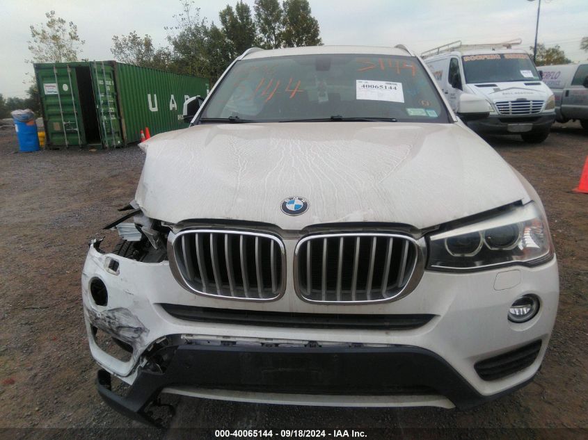 2016 BMW X3 xDrive28I VIN: 5UXWX9C52G0D85218 Lot: 40065144