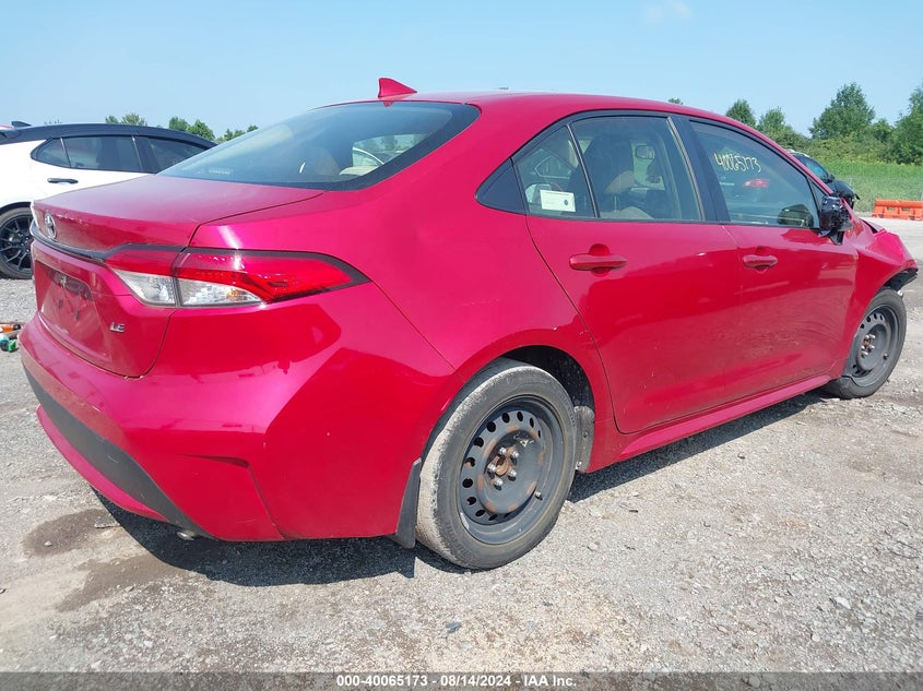 VIN JTDEPRAE8LJ052720 2020 TOYOTA COROLLA LE