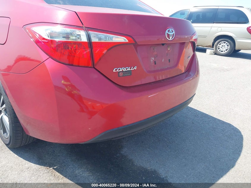 2016 TOYOTA COROLLA LE PLUS - 2T1BURHE5GC506392
