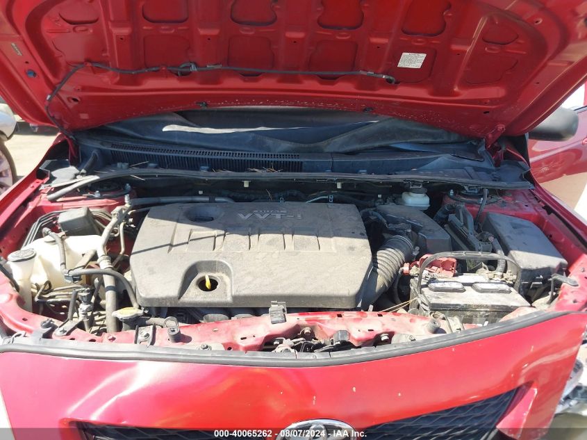 2009 Toyota Corolla Le VIN: JTDBL40E399092250 Lot: 40065262