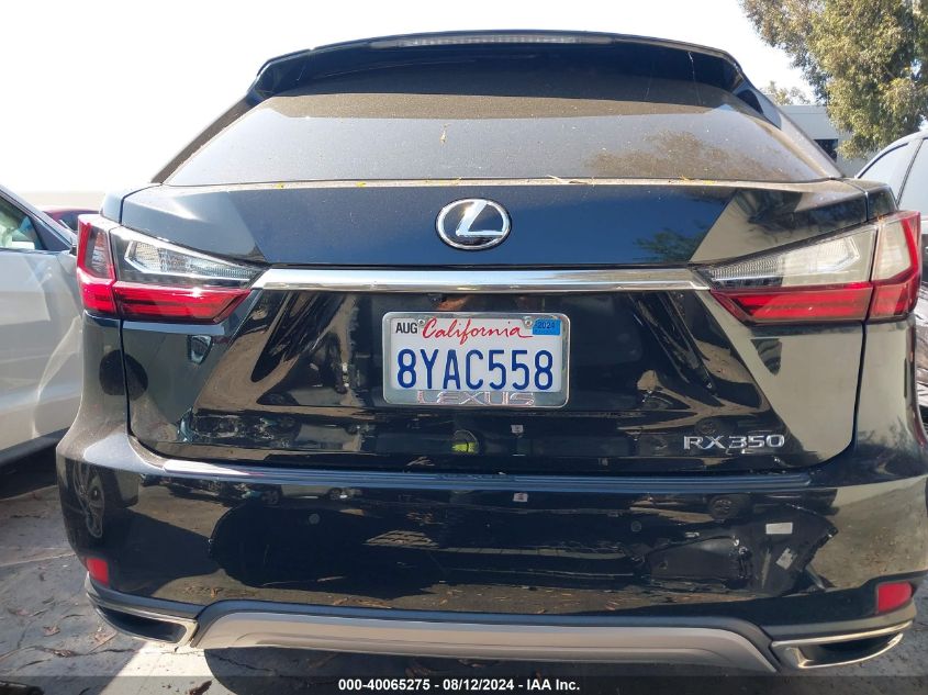 2021 Lexus Rx 350 VIN: 2T2HZMAA9MC217755 Lot: 40065275