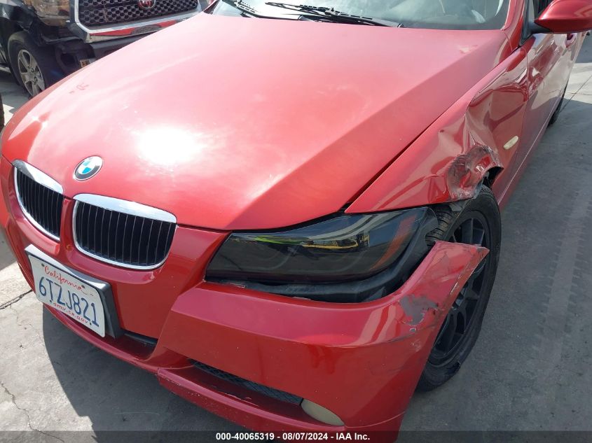 2006 BMW 325I VIN: WBAVB13506PT13706 Lot: 40065319