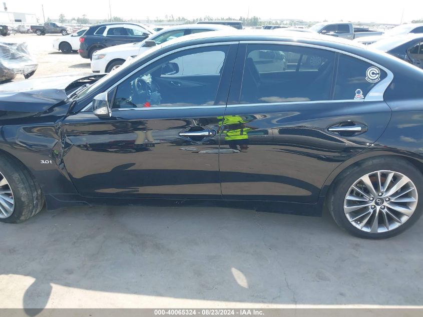 VIN JN1EV7AP8KM542330 2019 INFINITI Q50 3.0T LUXE