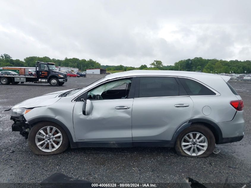 2019 Kia Sorento 3.3L Lx VIN: 5XYPGDA52KG450810 Lot: 40065328