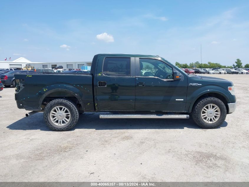 2014 Ford F-150 Lariat VIN: 1FTFW1CT0EKE13956 Lot: 40065357