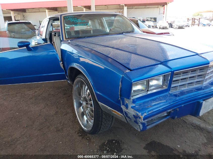 1985 Chevrolet Monte Carlo VIN: 1G1GZ37H4FR218361 Lot: 40065377