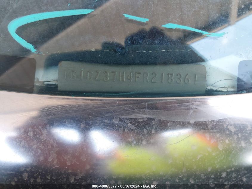 1985 Chevrolet Monte Carlo VIN: 1G1GZ37H4FR218361 Lot: 40065377