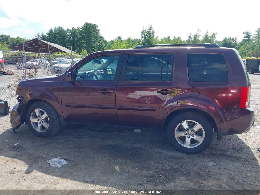 2010 Honda Pilot Ex-L VIN: 5FNYF4H56AB017851 Lot: 40065452