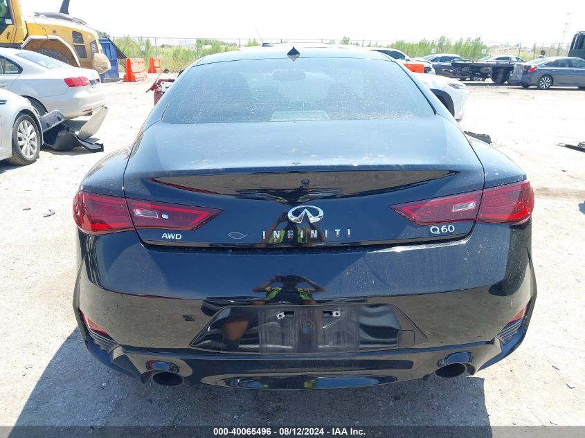 2018 Infiniti Q60 3.0T Luxe VIN: JN1EV7EL0JM391148 Lot: 40065496