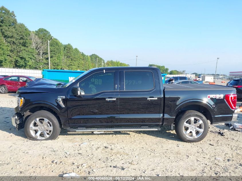 2022 Ford F-150 Xlt VIN: 1FTFW1E85NKD54931 Lot: 40065526