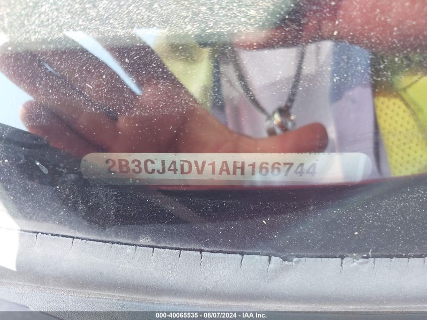 2010 Dodge Challenger Se VIN: 2B3CJ4DV1AH166744 Lot: 40065535