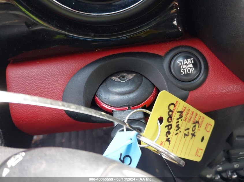 2012 Mini Cooper S VIN: WMWSV3C57CTY26394 Lot: 40065559