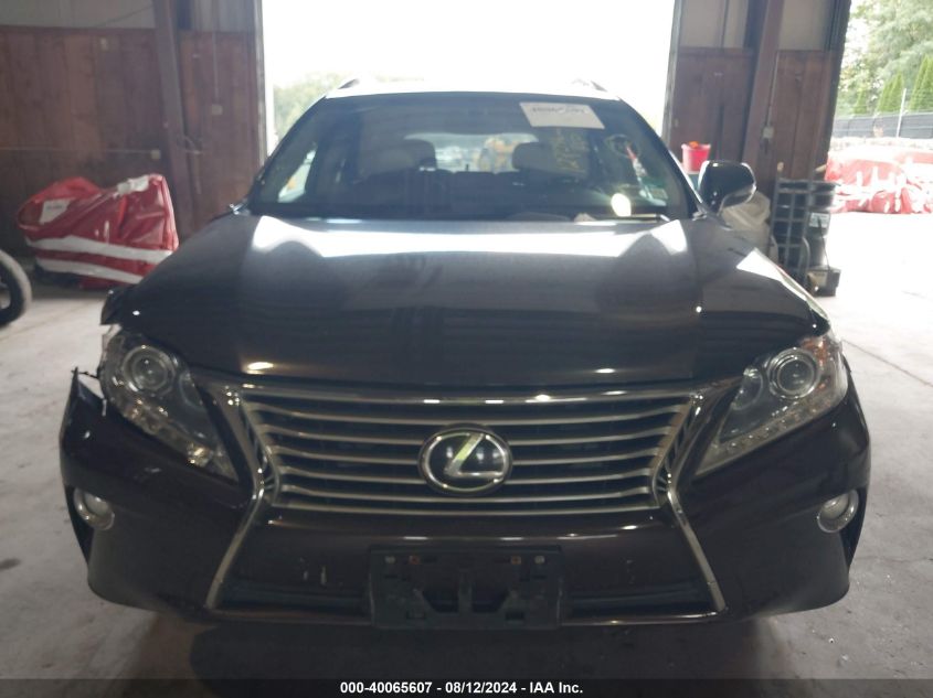 2013 Lexus Rx 350/Base/F Sport VIN: 2T2BK1BA7DC182155 Lot: 40065607