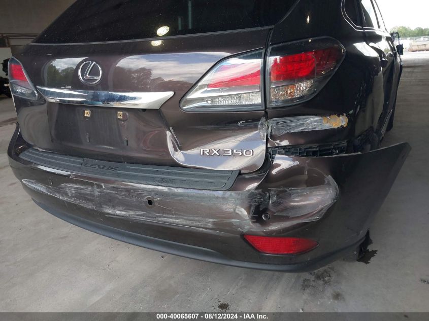 2013 Lexus Rx 350/Base/F Sport VIN: 2T2BK1BA7DC182155 Lot: 40065607