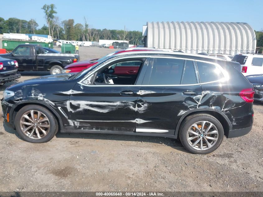 2019 BMW X3 xDrive30I VIN: 5UXTR9C53KLR07341 Lot: 40065648