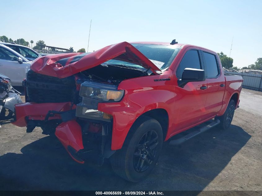 2022 Chevrolet Silverado Ltd C1500 Custom VIN: 1GCPWBEK1NZ131363 Lot: 40065659