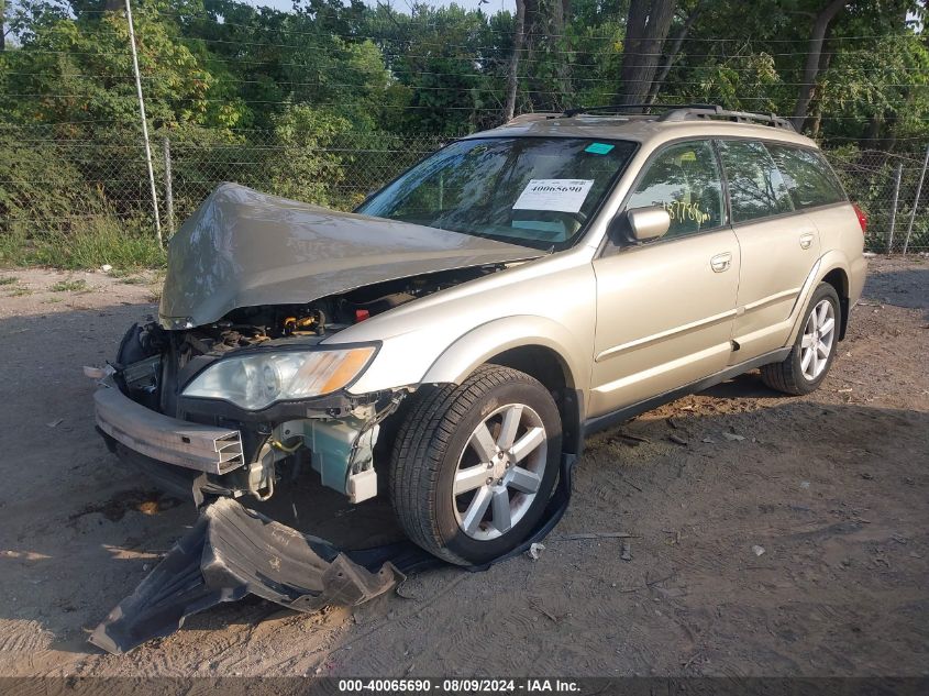 2008 Subaru Outback 2.5I Limited/2.5I Limited L.l. Bean Edition VIN: 4S4BP62CX87350698 Lot: 40065690