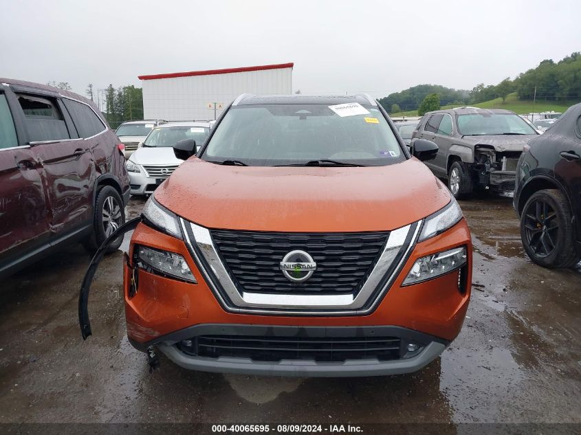 2021 Nissan Rogue Sl Intelligent Awd VIN: JN8AT3CB2MW241270 Lot: 40065695