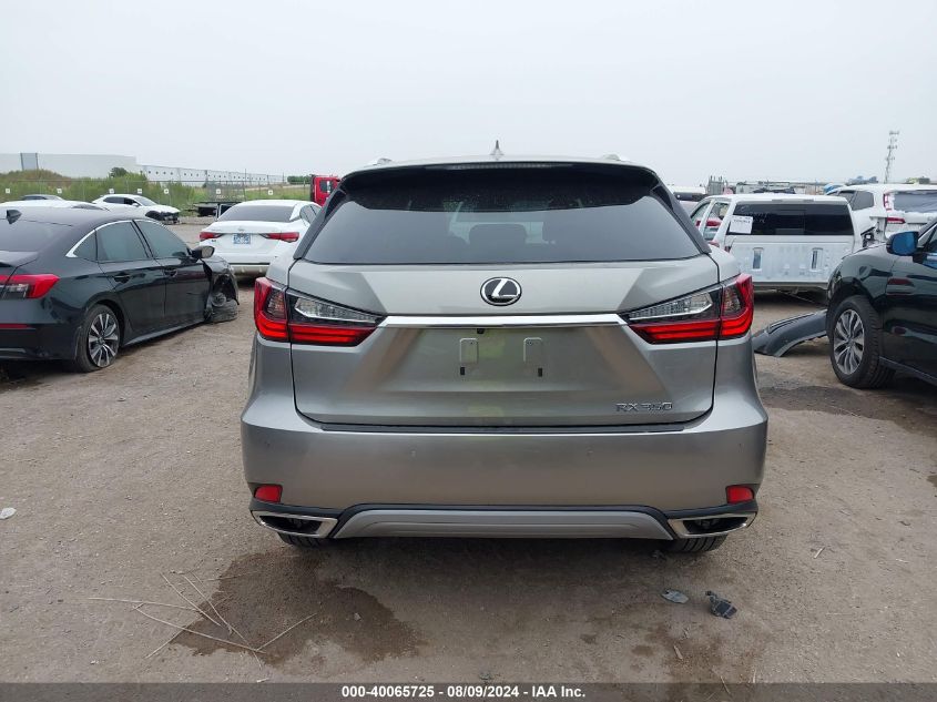 2022 Lexus Rx 350 VIN: 2T2HZMAA6NC296593 Lot: 40065725