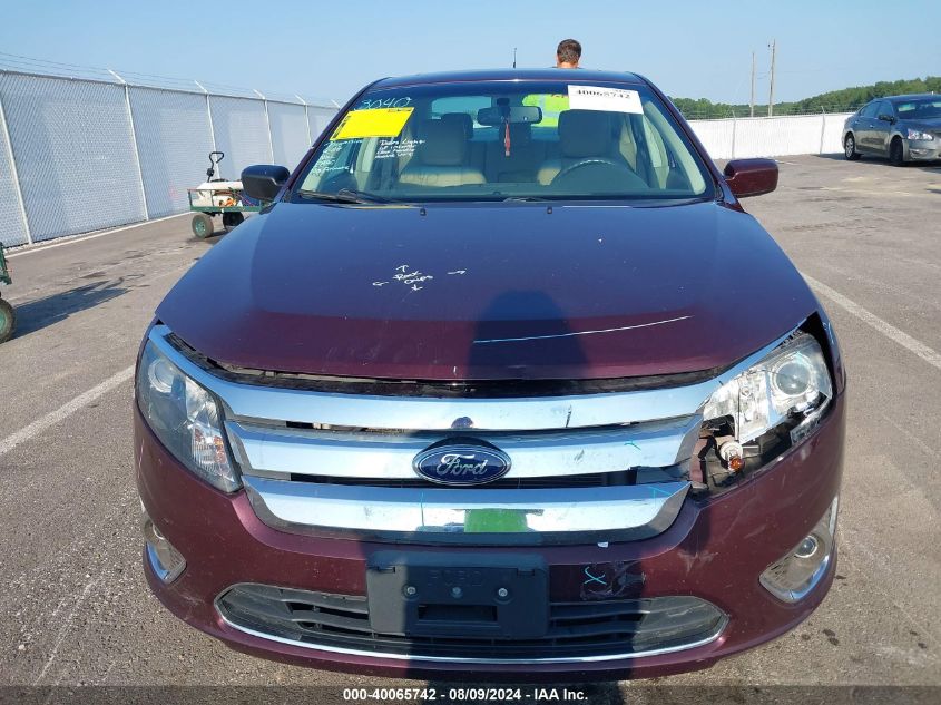 2012 Ford Fusion Sel VIN: 3FAHP0JA2CR416129 Lot: 40065742