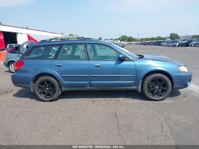 4S4BP62CX67327287 2006 Subaru Outback 2.5I Limited