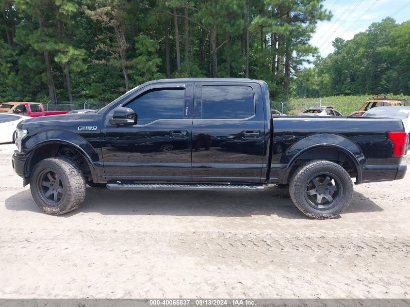 2018 Ford F-150 Lariat VIN: 1FTEW1EG2JKE63487 Lot: 40065837