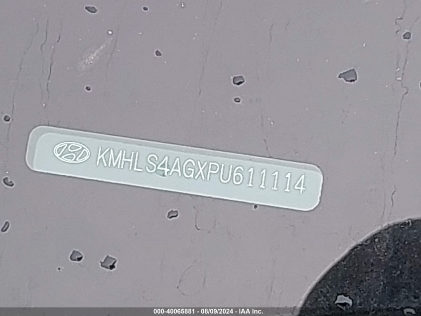 VIN KMHLS4AGXPU611114 2023 HYUNDAI ELANTRA SEL