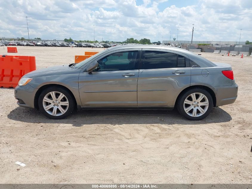 2013 Chrysler 200 Touring VIN: 1C3CCBBBXDN666343 Lot: 40065895