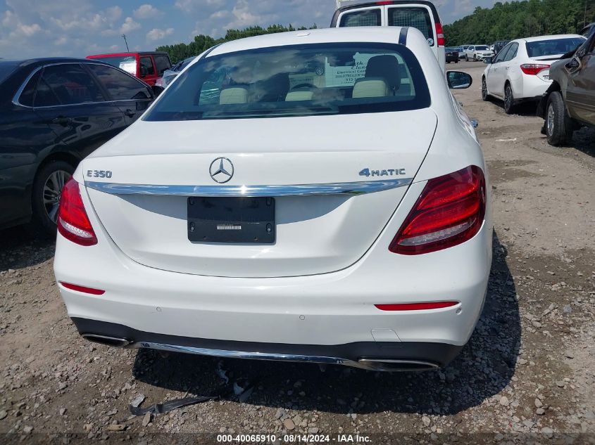 2020 Mercedes-Benz E 350 4Matic VIN: WDDZF8EB1LA743303 Lot: 40065910