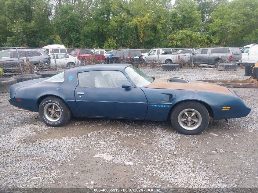 1979 Pontiac Trans-Am VIN: 2W87W9L171887 Lot: 40065919