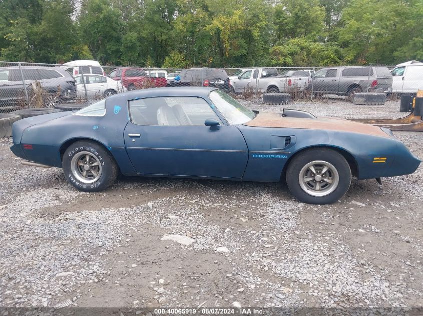 1979 Pontiac Trans-Am VIN: 2W87W9L171887 Lot: 40065919