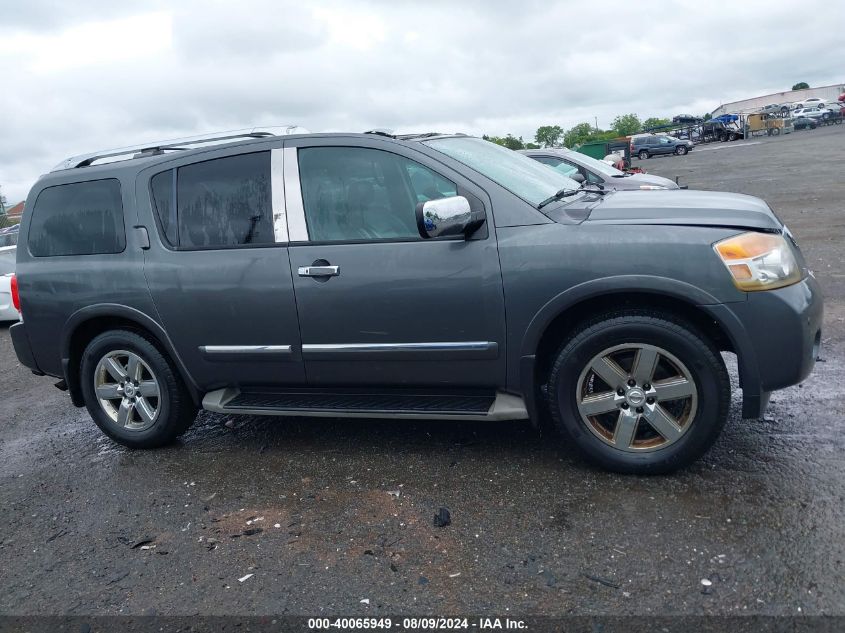 2011 Nissan Armada Platinum VIN: 5N1AA0NC2BN603957 Lot: 40065949