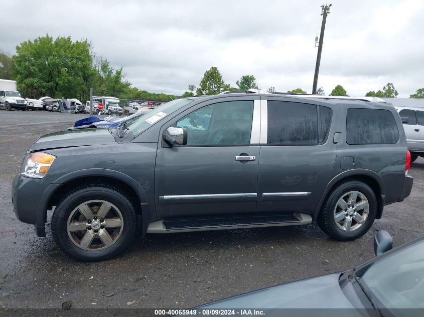 2011 Nissan Armada Platinum VIN: 5N1AA0NC2BN603957 Lot: 40065949