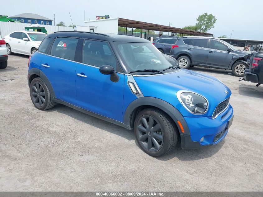 2012 Mini Cooper S Countryman VIN: WMWZC3C52CWL86412 Lot: 40066002