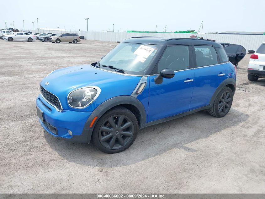 2012 Mini Cooper S Countryman VIN: WMWZC3C52CWL86412 Lot: 40066002