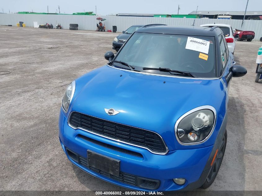 2012 Mini Cooper S Countryman VIN: WMWZC3C52CWL86412 Lot: 40066002