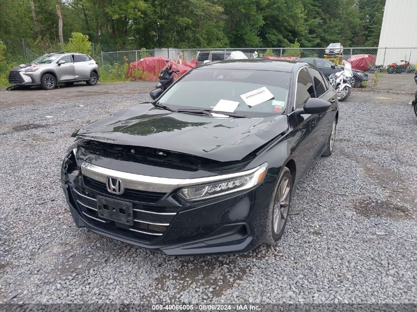 2021 Honda Accord Lx VIN: 1HGCV1F11MA038309 Lot: 40066005