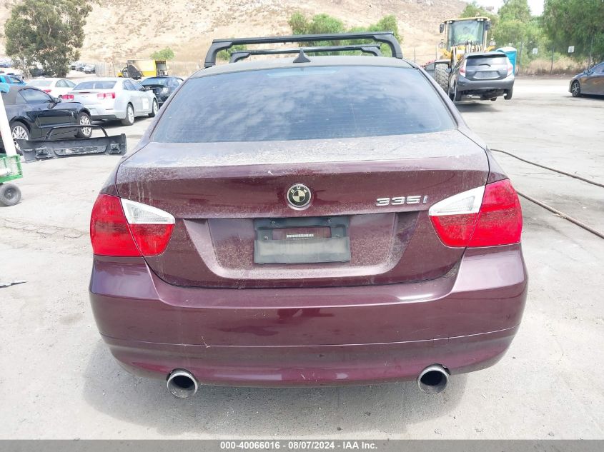 2008 BMW 335I VIN: WBAVB73578KY62712 Lot: 40066016
