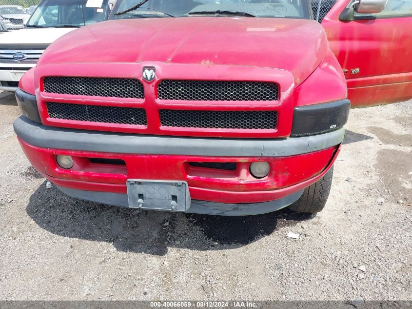 1996 Dodge Ram 1500 VIN: 1B7HF13Y5TJ119539 Lot: 40066059