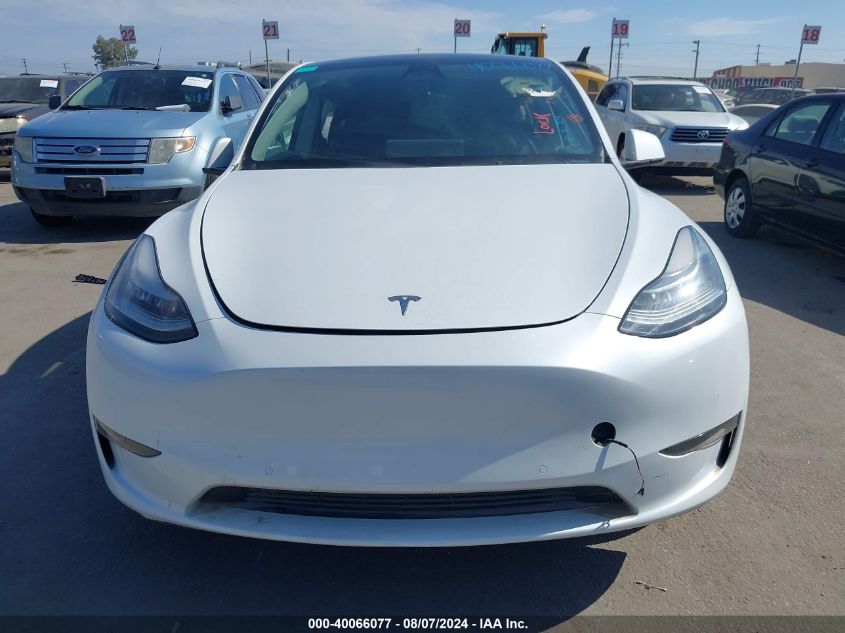 2023 Tesla Model Y Long Range Dual Motor All-Wheel Drive VIN: 7SAYGDEE5PF587336 Lot: 40066077