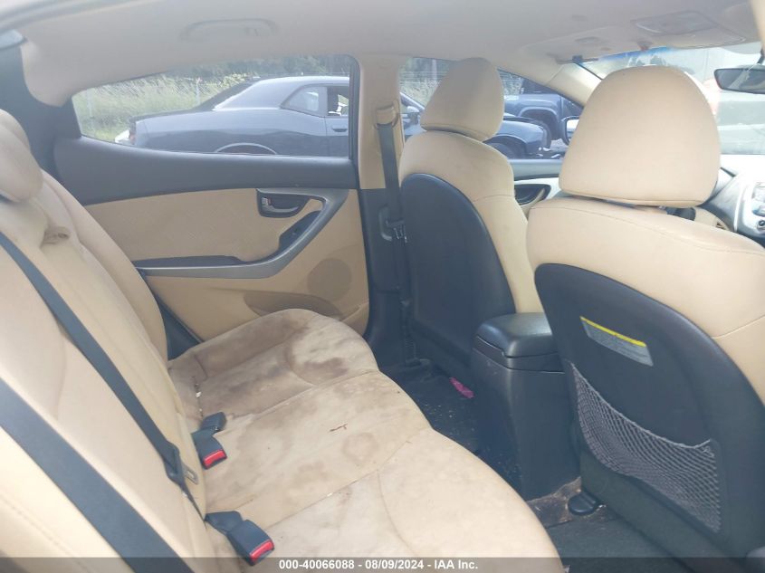 2011 Hyundai Elantra Gls/Limited VIN: KMHDH4AE5BU128351 Lot: 40066088