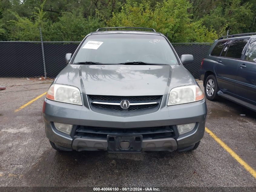 2001 Acura Mdx VIN: 2HNYD18641H522899 Lot: 40066150