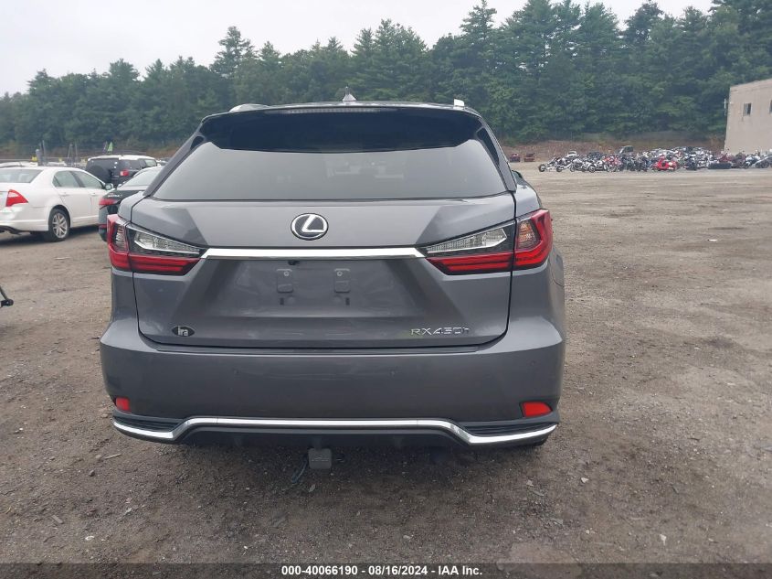 2021 Lexus Rx 450H VIN: 2T2HGMDA2MC065061 Lot: 40066190