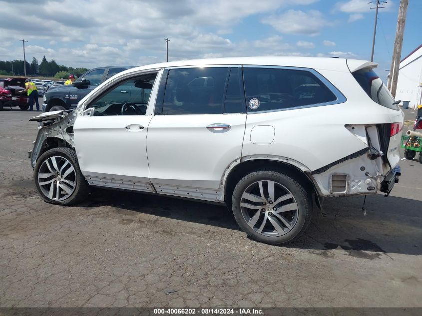 2017 Honda Pilot Touring VIN: 5FNYF6H97HB095841 Lot: 40066202