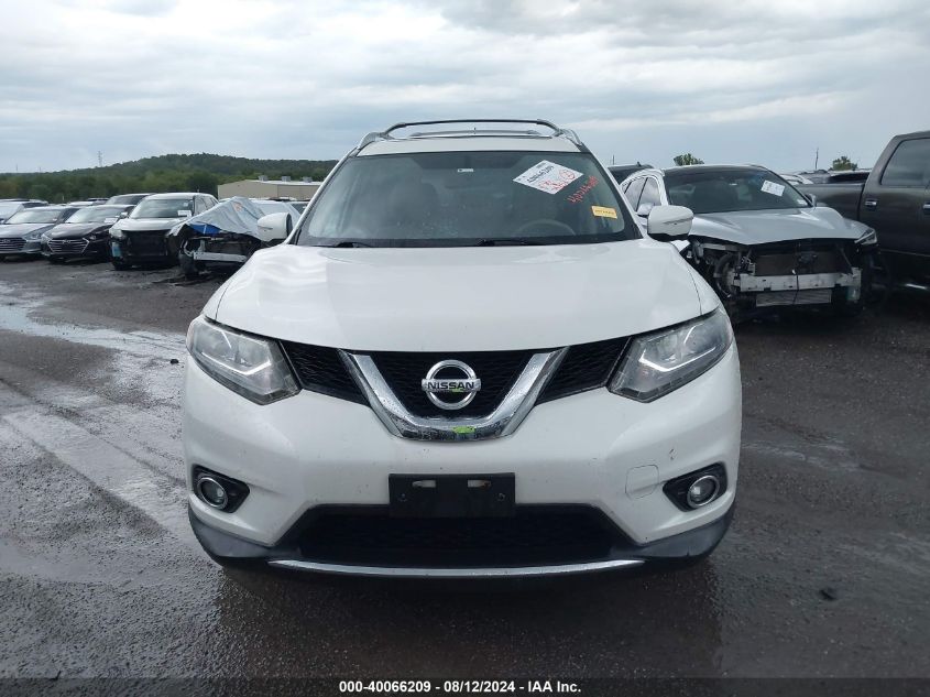 2015 Nissan Rogue Sl VIN: 5N1AT2MT4FC761385 Lot: 40066209