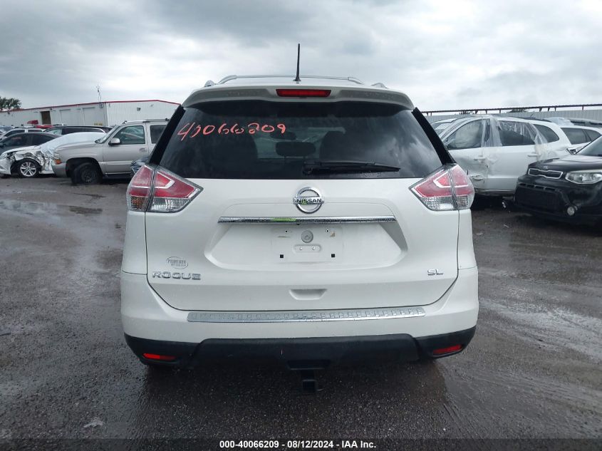 2015 Nissan Rogue Sl VIN: 5N1AT2MT4FC761385 Lot: 40066209