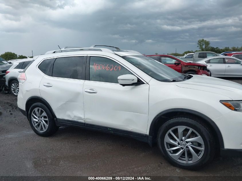 2015 Nissan Rogue Sl VIN: 5N1AT2MT4FC761385 Lot: 40066209