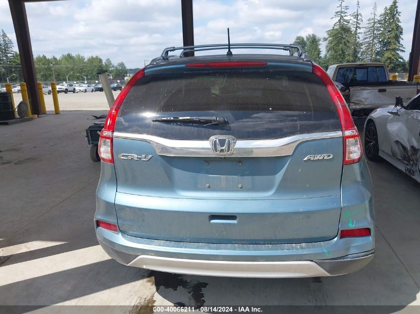 2015 Honda Cr-V Ex VIN: 5J6RM4H54FL008462 Lot: 40066211